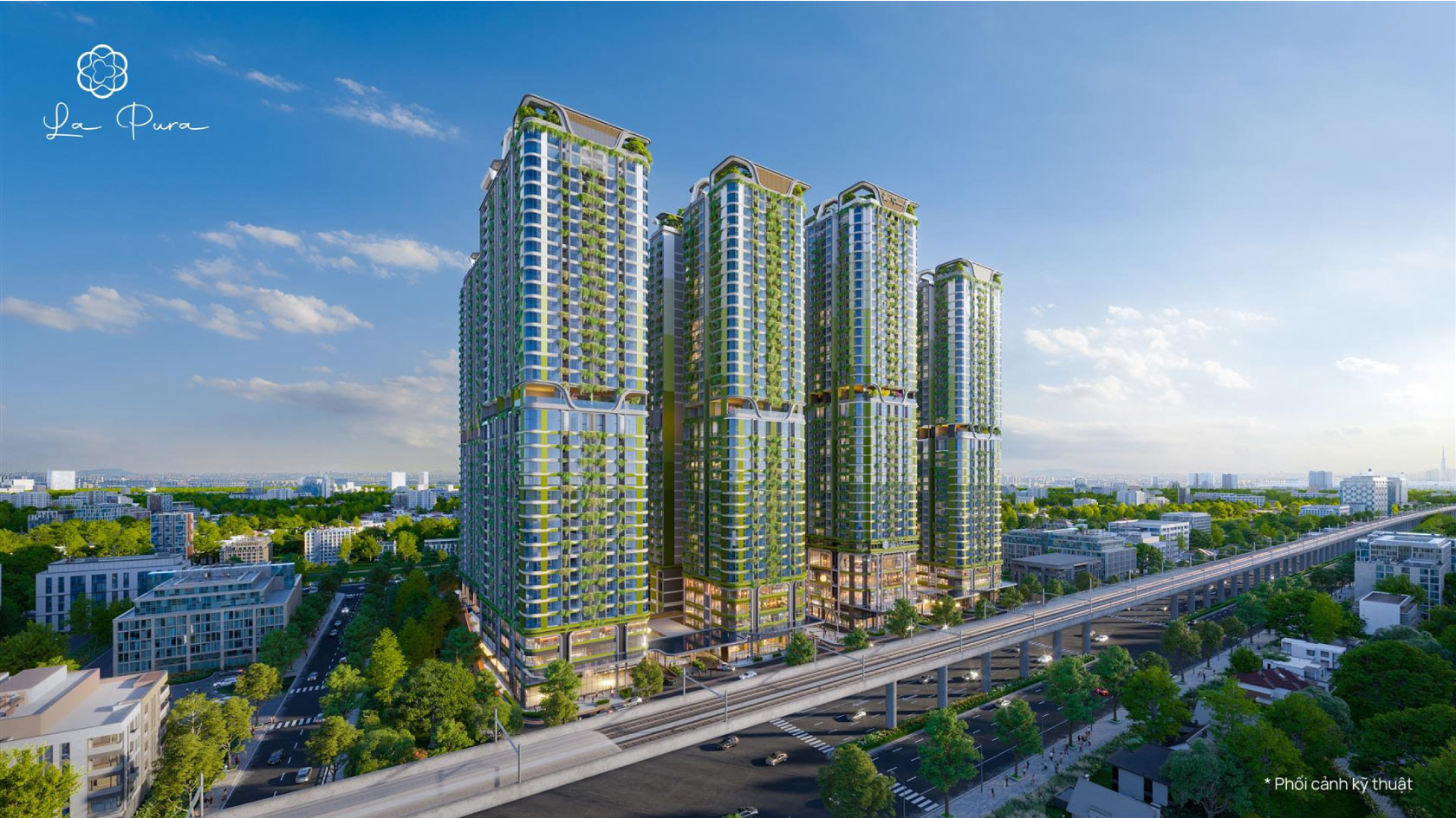 Phối cảnh tổng thể dự án La Pura